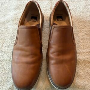 Johnston & Murphy Tan Leather Loafers